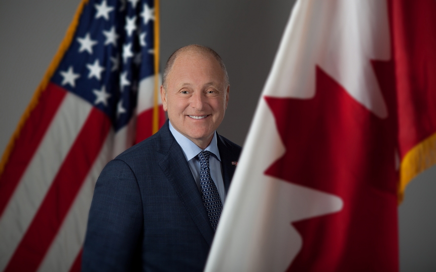 Ottawa portrait of US ambassador Heyman